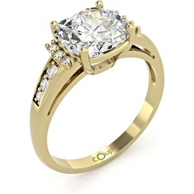 Couple zásnubní prsten Nona žluté zlato se zirkony 585 66 1 0302.0Z00.0.52.001