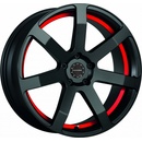 Corspeed Challenge 10,5x21 5x120 ET35 matt black trim red