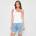 Be You Women's One Shoulder Rib Tank Vest - White