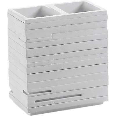 Gedy QUADROTTO držiak kefiek na postavenie biela QU9802