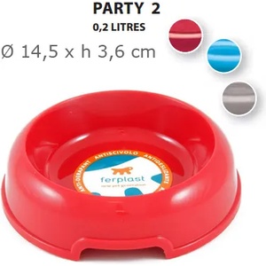 Ferplast PARTY 2, Пластмасова купа с гумички - 200 мл