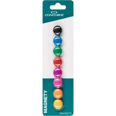 Concorde Magnety barevné 20 mm 8 ks – Zboží Mobilmania