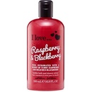 I Love Kúpeľový a sprchový krém s vôňou malín a černíc Raspberry & Blackberry Bubble Bath And Shower Creme 500 ml