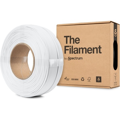 Spectrum The Filament" by Spectrum TF-24150, ReFill, PLA Matte, 1.75mm, SNOW WHITE, 1kg (TF-24150)