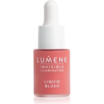Lumene Invisible Illumination течен руж за озаряване на лицето цвят Bright Bloom 15ml