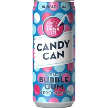 Candy Can Sycený nápoj s příchutí žvýkačky se sladidly 330 ml