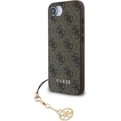 CG Mobile iPhone 16e GUESS 4G CHARMS пластмасов протектор за телефон, текстилен заден капак, държач за телефон, BARNA GUHCPSE4GF4GCW (GUHCPSE4GF4GCW)