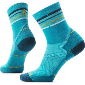 Smartwool Дамски чорапи за бягане Smartwool Women's Run Zero Cushion Mid Crew Running socks - Capri - размер 34-37 (EU) (201-4496-0511)