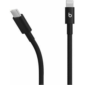 Beats Audio Кабел с бързо зареждане за устройства с Lightning порт - Beats USB-C to Lightning Woven Data Cable (черен) (150 см) (MDGK4ZM/A)
