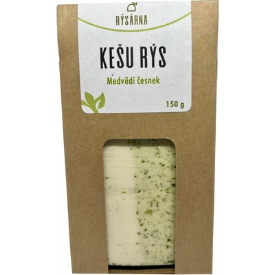Rýsárna kytky k sežrání Medvědí česnek kešu rýs 150 g