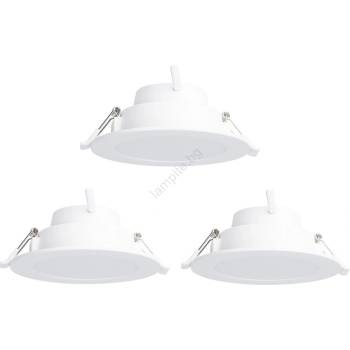 Aigostar Aigostar-К-кт 3x LED RGBW Димируема лампа за вграждане MESH 9W/230V 2700K-6500K Ø 14, 5 см (AI1988)