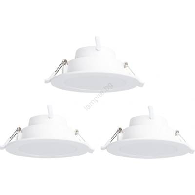 Aigostar Aigostar-К-кт 3x LED RGBW Димируема лампа за вграждане MESH 9W/230V 2700K-6500K Ø 14, 5 см (AI1988)