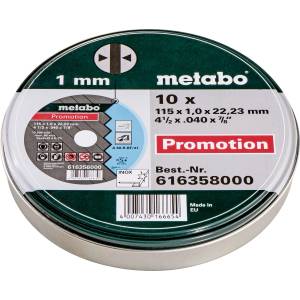 Metabo Комплект дискове METABO Promotion 115 мм (10 бр. ) 616358000 (616358000)