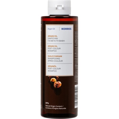 KORRES Шампоан за боядисана коса с арганово масло, 250 ml