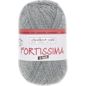 Schoeller + Stahl Fortisima 6-fach 90006-6056 Light Grey Mottled Плетива прежда (90006-6056)