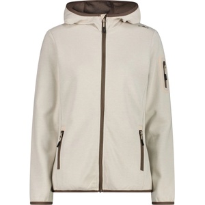 CMP Дамско поларено яке CMP Women's Jacket Fix Hood with Sleeve Pocket Fleece jacket - Cream / Off White - размер 46 (EU) (105-7194-0317)