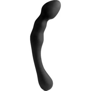 X Fun Двойна отливка Медицински силикон "black flirt" 20 см