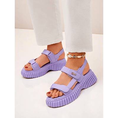 Resti Royal Fashion thick-soled Hortez sandals fialová