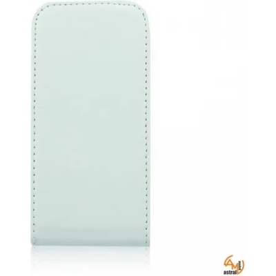 Samsung Калъф тип тефтер за Samsung S5570 Galaxy Mini бял
