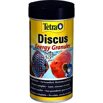 Image 1 of TETRA Discus Energy - бавно потъващи гранули за дискуси, балансирана първокласна храна за подобрена устойчивост на всички дискуси - 250 мл