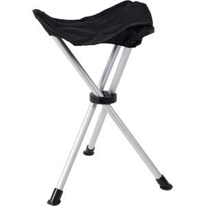 BasicNature Къмпинг стол Basic nature Dreibeinhocker Travelchair Sandwich Camping chair - Aluminium / Stahl - размер One Size (580-0414-0111)
