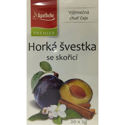Apotheke Horká švestka se skořicí čaj 20 x 2 g
