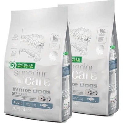 Nature's Protection Superior Care Grain Free White Fish Adult Small Breeds 2 x 1,5 kg