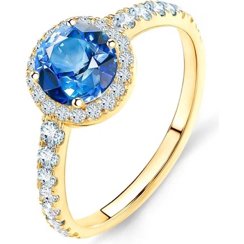 Image 1 of SAVICKI Годежен пръстен This is Love: злато, син сапфир