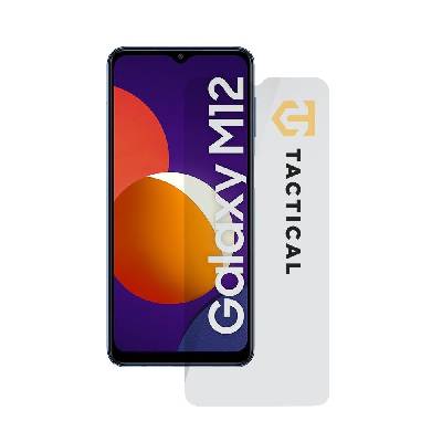 Калено стъклено защитно покритие за дисплея на Samsung Galaxy M12, Galaxy A32 5G, Galaxy A12, Galaxy A02s - Tactical Glass Shield 2.5D (прозрачен)