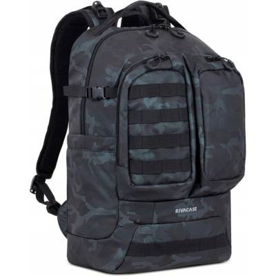 Riva Case 7661 šedá / Navy Camo batoh na notebook 17.3" RC-7661-N