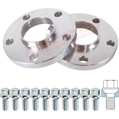 Spacero Sada podložek 15mm 5×112 57,1 + šrouby Dosedací plocha šroubů: Kulová R13