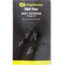 RidgeMonkey Vrtáčiky s krúžkom Hook Ring Bait Screws