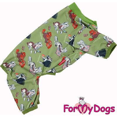 FOR MY DOGS Pyžamo KHAKI CRESTED