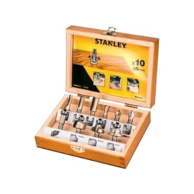 Stanley 10dílná sada tvarových fréz TCT/HM STA80020