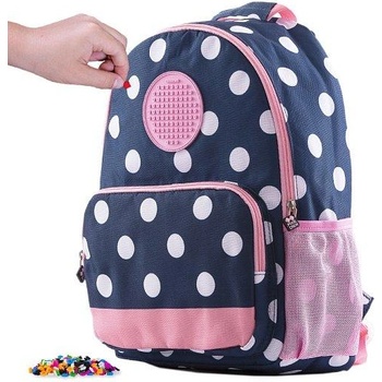 PIXIE CREW раница за свободно време синя с бели точки