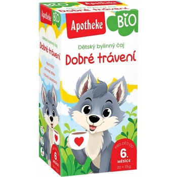 Apotheke Bio bylinný na dobré trávenie 20 x 1,5 g