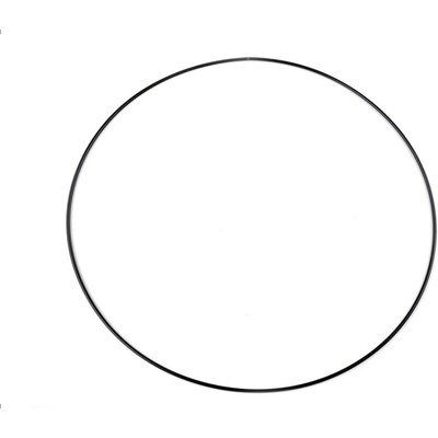 Kovový kruh Ø60 cm lakovaný černá 1 ks