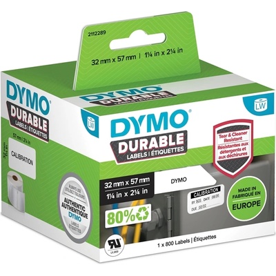DYMO Етикети за многоцелеви приложения Dymo LabelWriter Durable среден размер 57 мм x 32 мм бр (2112289)