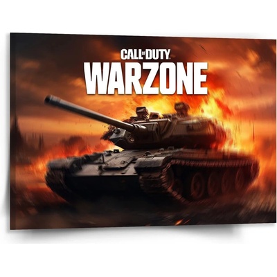 Sablio Obraz Call of Duty Warzone - tank: 150x110 cm