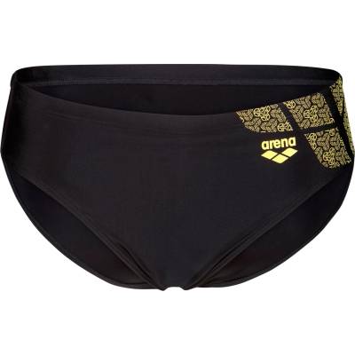 arena Мъжки бански слипове Arena Kikko Swim Briefs - Black / Yellow Star - размер 7 (DE) (050-2238-0215)