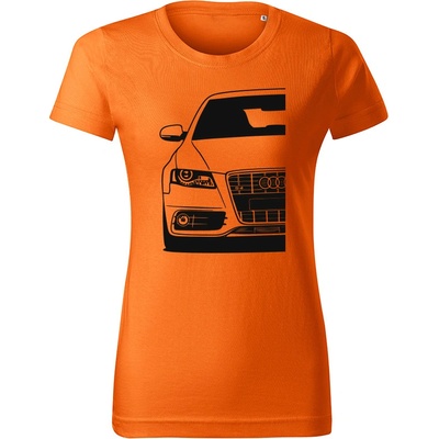 Tričko Audi S4 B8 dámske tričko Oranžová