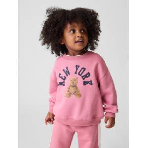 GAP Бебешка суитшърт Brannan Bear VintageSoft GAP GAP | Rozov | Момичешки | 12-18 месеца