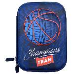 S-Cool Твърд 3D несесер S. Cool - Basketball, с 1 цип (SC2211)