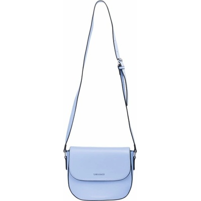 PAOLA dámska crossbody koženková kabelka Nebeská modrá