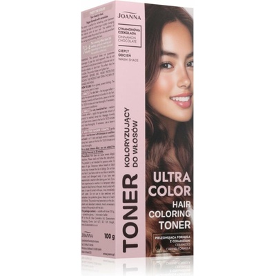 Joanna Ultra Color barevný toner odstín Cinnamon Chocolate 100 g