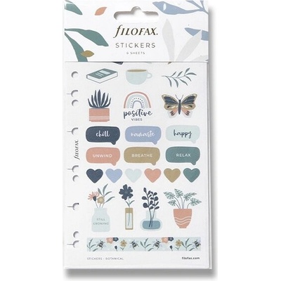 Filofax Samolepky Multi Botanical náplň osobných A5 diárov
