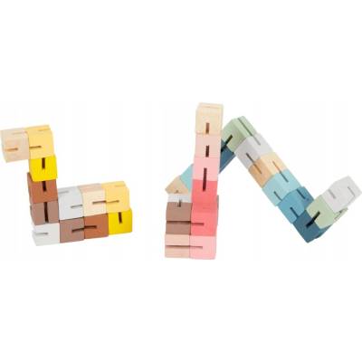 Small Foot Puzzle barevné stavební stavebnice 16 cm