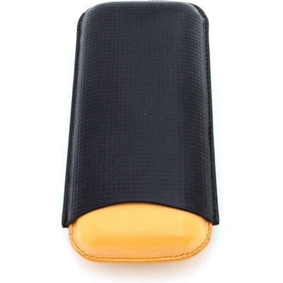 INTERNATIONAL Púzdro XL kožené čiernožlté 818