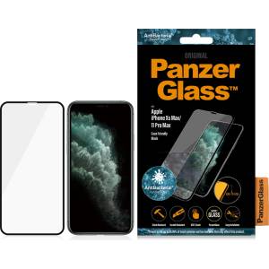 Panzer Стъклен протектор PanzerGlass за Apple iPhone Xs Max/11 Pro Max AntiBacterial CaseFriendly, Black