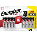 ENERGIZER Alkaline MAX AA 8ks (4+4) 7638900437744
